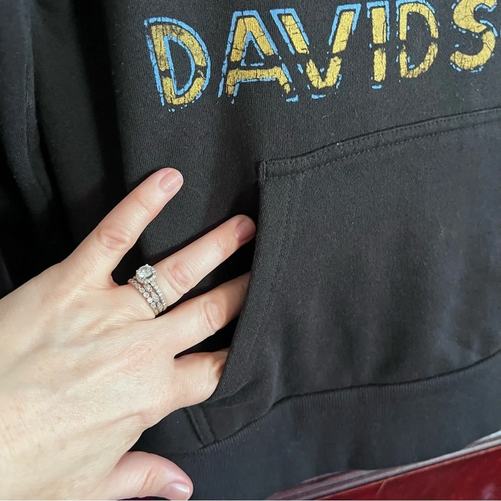 Harley Davidson Women’s Retro Eagle Hoodie in Black size Small - Picture 5 of 13